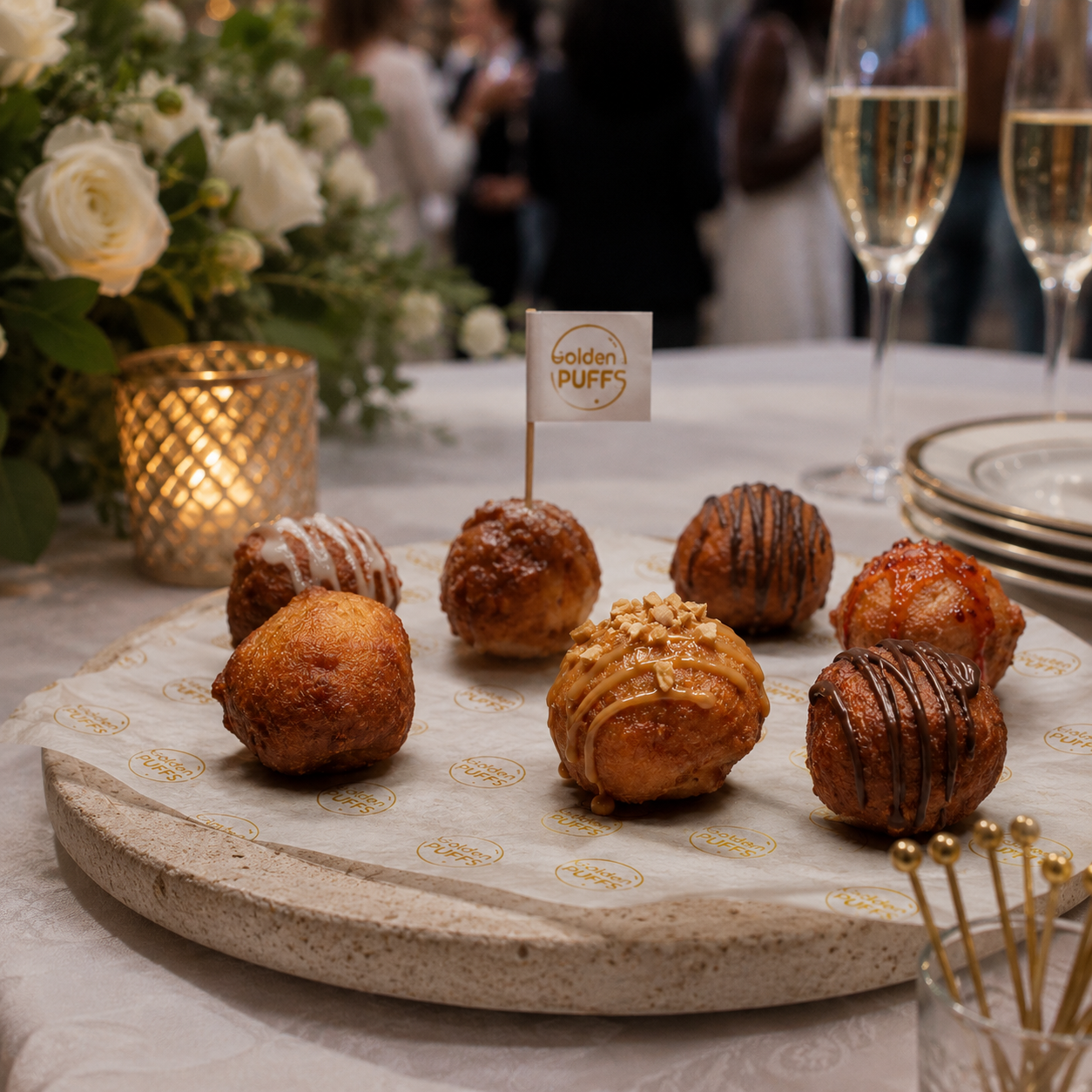 Sweet treat for an elegant reception